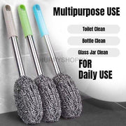 Bottle Jar Toilet Cleaner Brush Scrubber